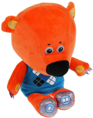 МУЛЬТИ-ПУЛЬТИ M80283-25 Игрушка мягкая КЕША серия МИМИМИШКИ 25 см ест из ложечки, поёт песенку, рассказывает сказку от магазина ДЕТКИ