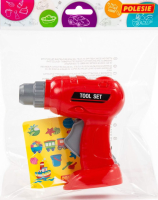 ПОЛЕСЬЕ 90478 Шуруповёрт №1 игрушечный Цвет Красный от магазина ДЕТКИ