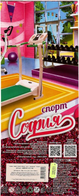 СОФИЯ И АЛЕКС 66001PET-S2-S-BB Кукла СОФИЯ с собакой серия СПОРТ 29 см от магазина ДЕТКИ