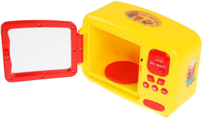 ИГРАЕМ ВМЕСТЕ M826-H40011-R Микроволновая печь ТРИ КОТА серия Я ПОМОГАЮ МАМЕ платформа вращается, световые эффекты от магазина ДЕТКИ
