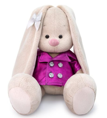 BUDI BASA OSidM-325 Комплект одежды для Зайки Ми 23 см Плащ сливовый блестящий от магазина ДЕТКИ