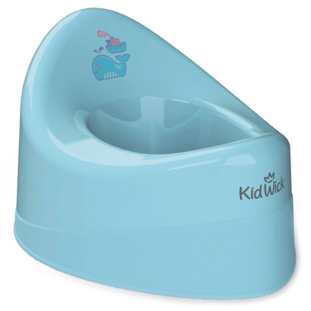 Горшок туалетный РАКУШКА (Артикул: KW030201, Цвет: Голубой)