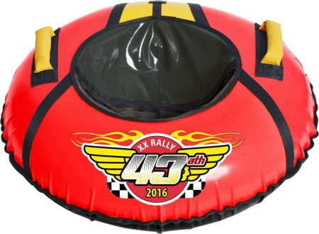 Ватрушка зимняя тюбинг детский 95 см (Цвет Красный)