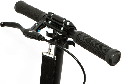 Самокат складной YOKER колёса 200 мм задний ручной тормоз, 2 амортизатора (Артикул: SKL-03G-OR, Цвет: Оранжевый)