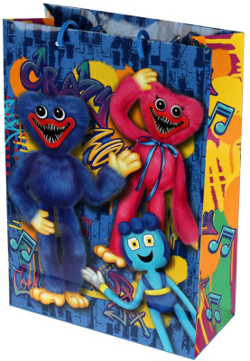 ЧУДО ПРАЗДНИК PML-82696-HV Пакет подарочный ML ХАГИ ВАГИ 22 см х 31 см х 10 см от магазина ДЕТКИ