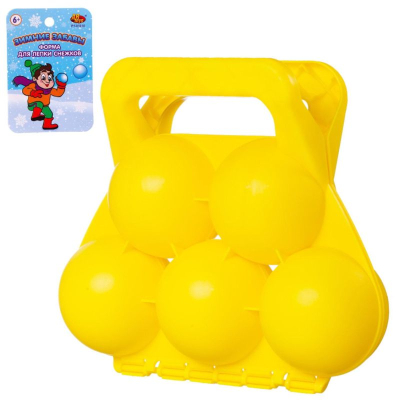 AB TOYS PT-01647 Снежколеп из 5-и снежков (диаметр снежка 6 см) серия ЗИМНИЕ ЗАБАВЫ от магазина ДЕТКИ