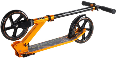 Самокат складной CITY-RIDE колёса 200 мм 100 кг тормоз-крыло (Артикул: CR-S2-01GD, Цвет: Золотой)