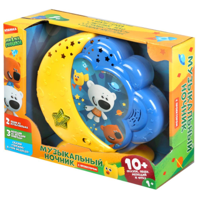 УМКА HT486-R Ночник с проектором МИМИМИШКИ песни из м/ф, звуки природы, свет от магазина ДЕТКИ