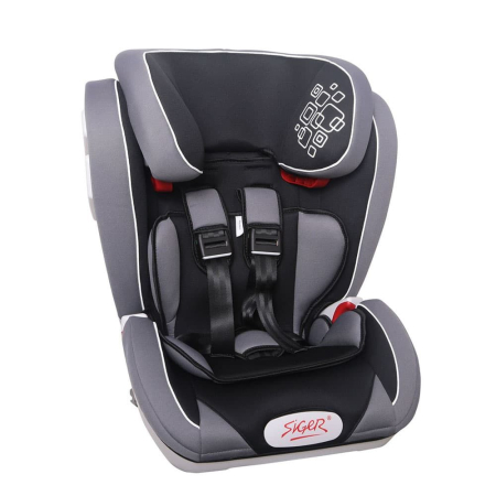 Автокресло ИНДИГО ISOFIX Группа 1-2-3 (9-36кг) (Цвет Серый)