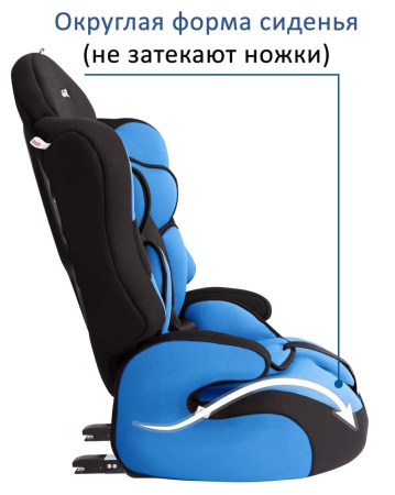 Автокресло ТРАНСФОРМЕР ПРАЙМ ISOFIX Группа 1-2-3 (9-36кг) (Артикул: КРЕС0149, Цвет: Синий)