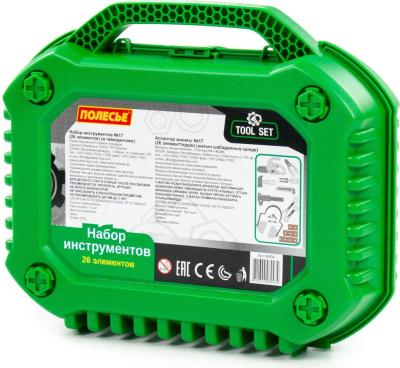 ПОЛЕСЬЕ 89434 Набор инструментов №17 26 элементов от магазина ДЕТКИ