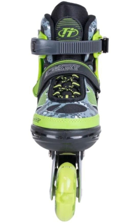 Коньки роликовые раздвижные AZART 2021 (Артикул: 087556_GN, Цвет: Зелёный, Размер: M (34-37))
