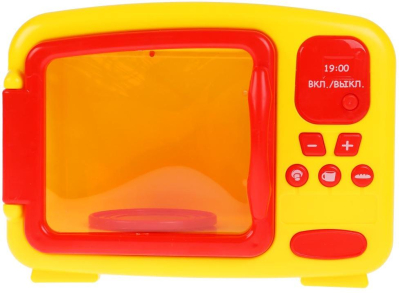 ИГРАЕМ ВМЕСТЕ M826-H40011-R Микроволновая печь ТРИ КОТА серия Я ПОМОГАЮ МАМЕ платформа вращается, световые эффекты от магазина ДЕТКИ