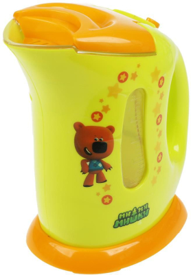 ИГРАЕМ ВМЕСТЕ B1700061-R3 Чайник МИМИМИШКИ со звуком и светом, можно заливать воду, крышка открывается от магазина ДЕТКИ