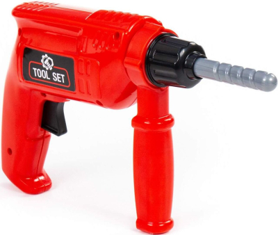 ПОЛЕСЬЕ 90461 Дрель игрушечная Цвет Красный от магазина ДЕТКИ