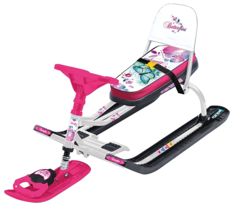 Снегокат ТИМКА СПОРТ 4-1 до 100 кг (Цвет Бабочки)