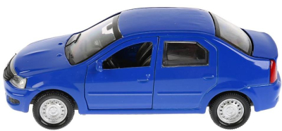 ТЕХНОПАРК LOGAN-BU Автомобиль металлический инерционный RENAULT LOGAN 12 см двери и багажник открываются от магазина ДЕТКИ