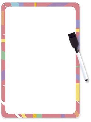 ДЕСЯТОЕ КОРОЛЕВСТВО 83212 Доска маркерная ЧЕК-ЛИСТ 340 мм x 240 мм верёвочка, маркер со стирателем от магазина ДЕТКИ