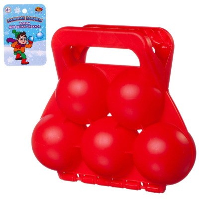 AB TOYS PT-01647 Снежколеп из 5-и снежков (диаметр снежка 6 см) серия ЗИМНИЕ ЗАБАВЫ от магазина ДЕТКИ