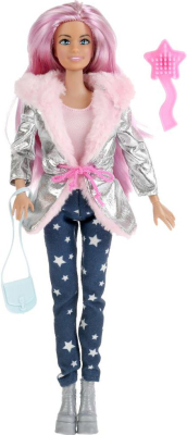 СОФИЯ И АЛЕКС 66666-21-S-BB Кукла-модница СОФИЯ 29 см в зимней одежде с аксессуарами от магазина ДЕТКИ