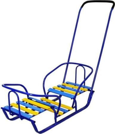 Санки для двойни (Артикул: СД/С2, Цвет: Синий)