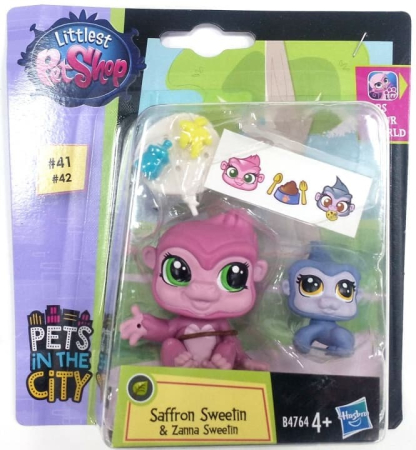 LITTLEST PET SHOP A7313 (A4764) Набор из 2-х фигурок (большая и маленькая) на блистере от магазина ДЕТКИ