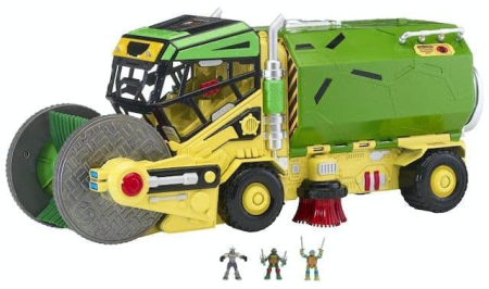 PLAYMATES TOYS 87801 Игровой набор ГРУЗОВИК-СБОРЩИК ЧЕРЕПАШЕК-НИНДЗЯ в коробке от магазина ДЕТКИ