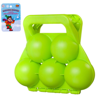 AB TOYS PT-01647 Снежколеп из 5-и снежков (диаметр снежка 6 см) серия ЗИМНИЕ ЗАБАВЫ от магазина ДЕТКИ