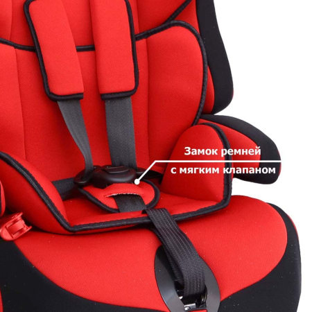 Автокресло ТРАНСФОРМЕР ПРАЙМ ISOFIX Группа 1-2-3 (9-36кг) (Артикул: КРЕС0146, Цвет: Красный)