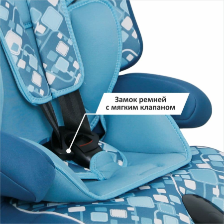 Автокресло ТРАНСФОРМЕР ПРАЙМ ISOFIX Группа 1-2-3 (9-36кг) (Артикул: KRES0283, Цвет: Геометрия)