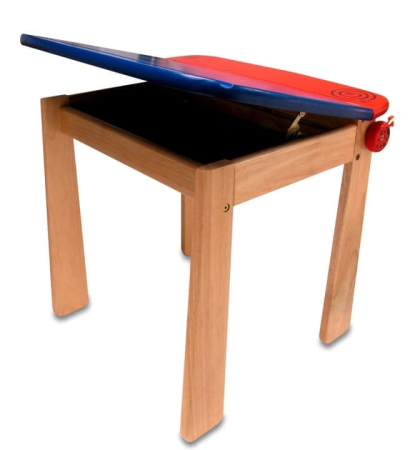 Стол для рисования с держателем для рулона бумаги и контейнером (Цвет Синий)