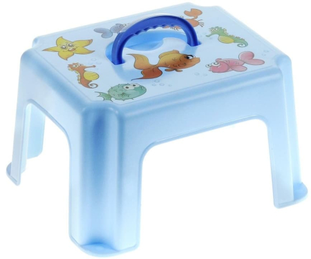 Табурет-подставка (Цвет Голубой)