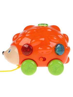 УМКА HT860-R Музыкальная каталка ЁЖИК 50 песен, стихов и звуков от магазина ДЕТКИ