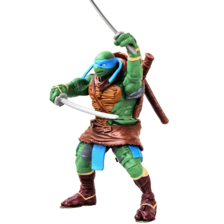TMNT 91540 (91541) Фигурка БОЕВОЙ ВОИН ЛЕОНАРДО 14 см серия MOVIE LINE от магазина ДЕТКИ