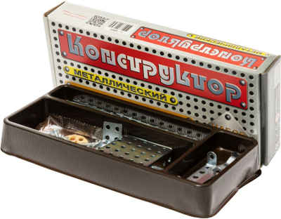 ДЕСЯТОЕ КОРОЛЕВСТВО 00853 Конструктор металлический для уроков труда НАБОР №6 80 деталей от магазина ДЕТКИ