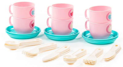 ПОЛЕСЬЕ 80288 Набор детской посуды МИНУТКА на 6 персон (V4) 30 элементов от магазина ДЕТКИ