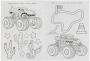 УМКА 978-5-506-07899-9 Крейзи-раскраска ГОНКИ МОНСТР-ТРАКОВ 214 мм х 290 мм 8 страниц от магазина ДЕТКИ