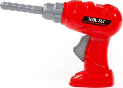 ПОЛЕСЬЕ 90478 Шуруповёрт №1 игрушечный Цвет Красный от магазина ДЕТКИ