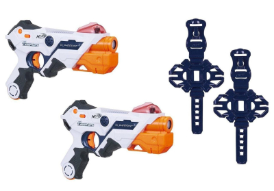 NERF E2281 Набор бластеров АЛЬФАПОЙНТ серия LASER OPS PRO 2 шт. с аксессуарами в коробке от магазина ДЕТКИ