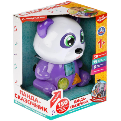 УМКА HT843-R1 Развивающая игрушка ПАНДА СКАЗОЧНИК 150 песен, сказок, стихов, звуков от магазина ДЕТКИ