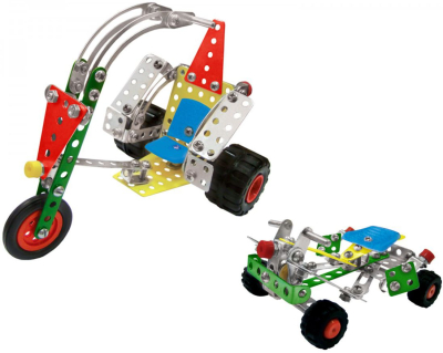 ТЕХНОК Т1394 Конструктор металлический МОТОТРАНСПОРТ 198 деталей от магазина ДЕТКИ