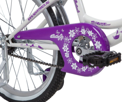 Велосипед детский BUTTERFLY 20" (Артикул: 20SH6V.BUTTERFLY.VL9, Цвет: Фиолетовый/Белый)