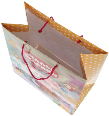 ЧУДО ПРАЗДНИК PML57MS Пакет подарочный МАЛЫШАРИКИ средний 26 см х 32 см х 14 см от магазина ДЕТКИ