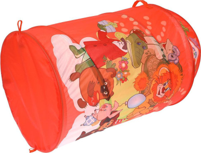 ИГРАЕМ ВМЕСТЕ XDP-17937-R Корзина для игрушек СОЮЗМУЛЬТФИЛЬМ ЛЮБИМЫЕ ГЕРОИ 43 см х 60 см от магазина ДЕТКИ