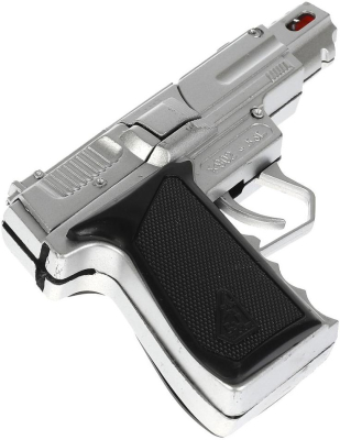 ИГРАЕМ ВМЕСТЕ 89203-S902BN-R Пистолет игрушечный металлический СМЕРЧ для стрельбы пистонами 8 зарядов от магазина ДЕТКИ