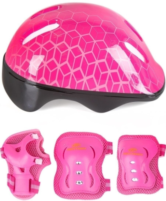 Набор MAYA SET ролики, шлем, защита (Артикул: 495515, Цвет: Розовый, Размер: S (30-33))