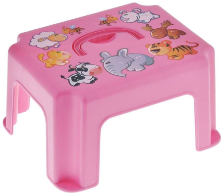 Табурет-подставка (Цвет Розовый)