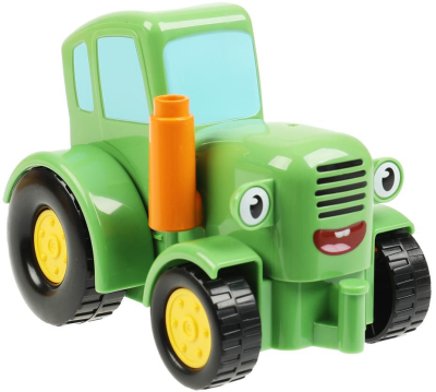 ГОРОД МАСТЕРОВ 10011-GK Конструктор БОЛЬШИЕ КУБИКИ: ЗЕЛЁНЫЙ ТРАКТОР серия СИНИЙ ТРАКТОР 4 детали от магазина ДЕТКИ