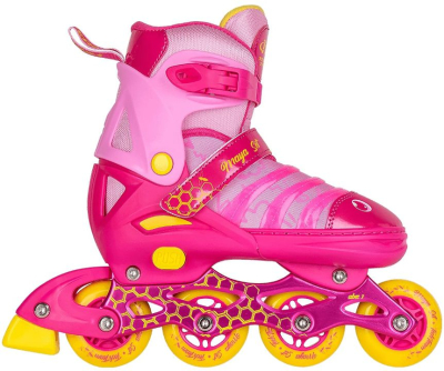 Набор MAYA SET ролики, шлем, защита (Артикул: 495515, Цвет: Розовый, Размер: S (30-33))