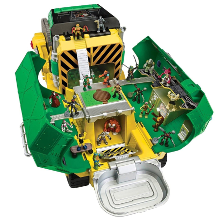 PLAYMATES TOYS 87801 Игровой набор ГРУЗОВИК-СБОРЩИК ЧЕРЕПАШЕК-НИНДЗЯ в коробке от магазина ДЕТКИ